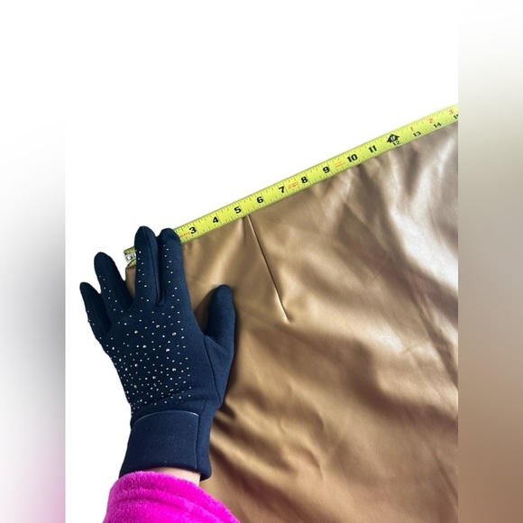 Abercrombie & Fitch Vegan Leather Mini Skirt - Picture 6 of 10